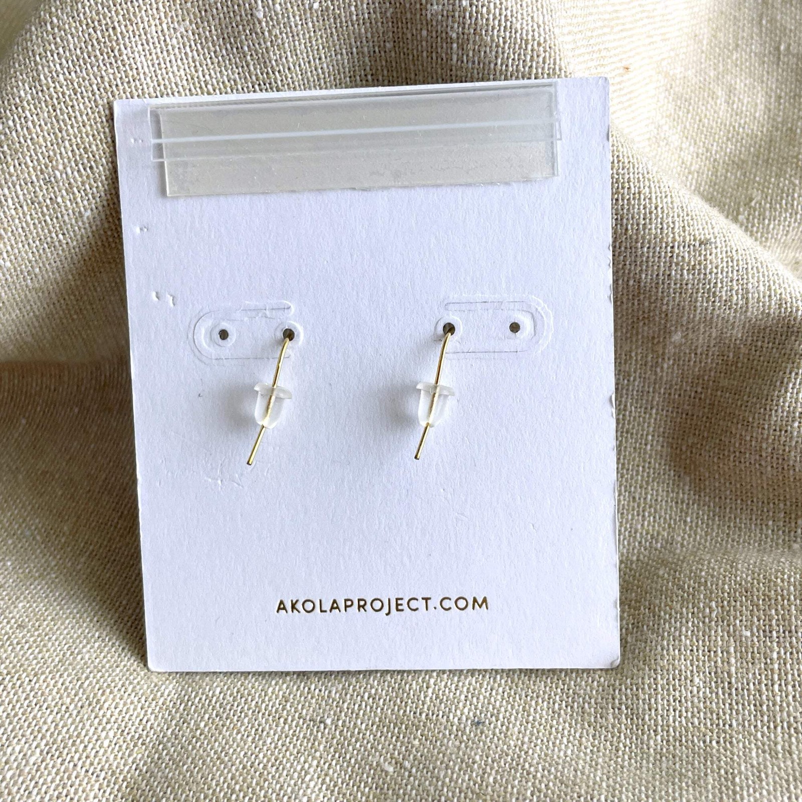 Akola bohemian pearl drop pierced earrings – new – fair trade