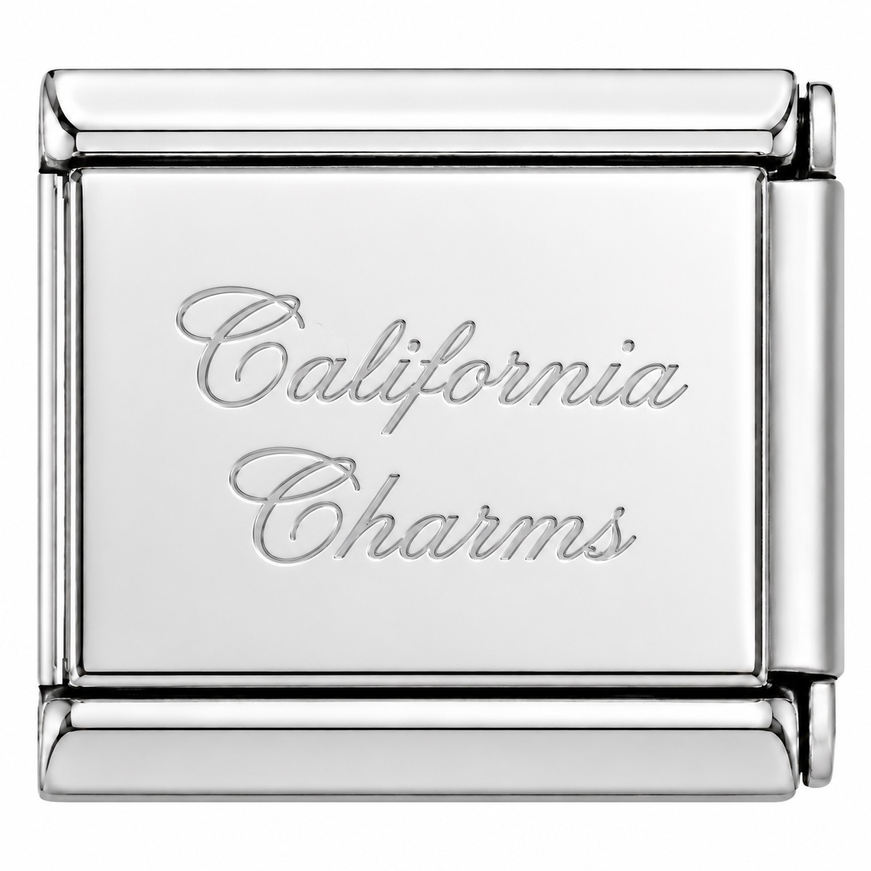 Napa California Enamel 9mm Italian Charm Bracelet Link Wine Country Travel Drink