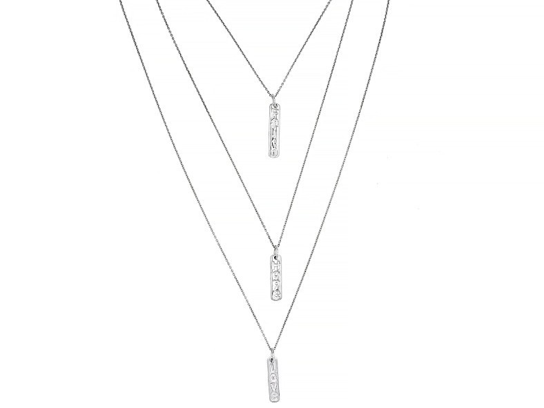 NEW Lot Of 3 Necklaces Silver – JTV KDN017-18