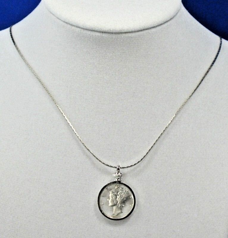 Mercury Dime Artistic Cut Coin for a Bracelet Necklace Pendant Tietack – lot 255