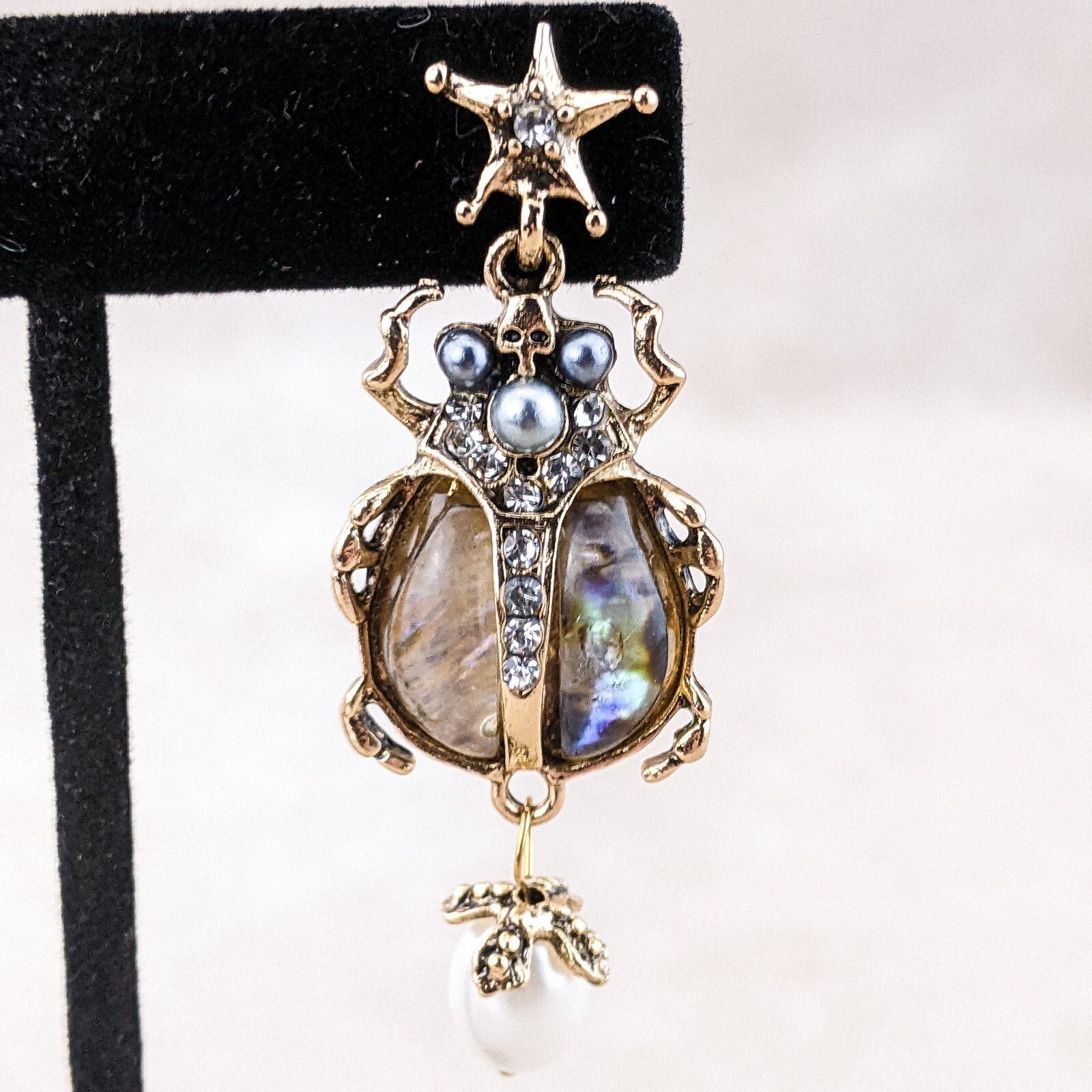 Scarab Beetle Earrings High Elegance multi colored Women Jewelry Gothic