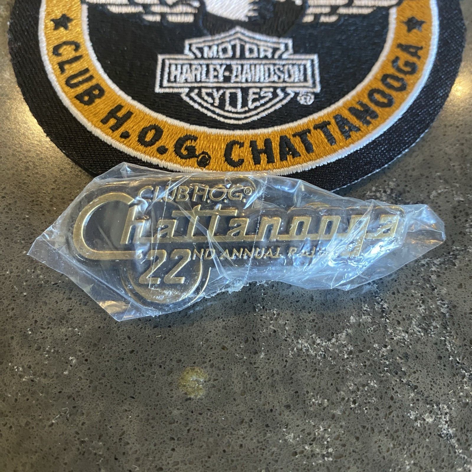 Harley Davidson Chattanooga Rally Club HOG Harley Owners Group Pin + Patch NEW