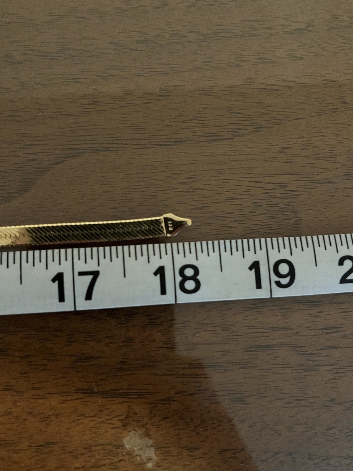 Solid 14k Italian Gold Herringbone Chain