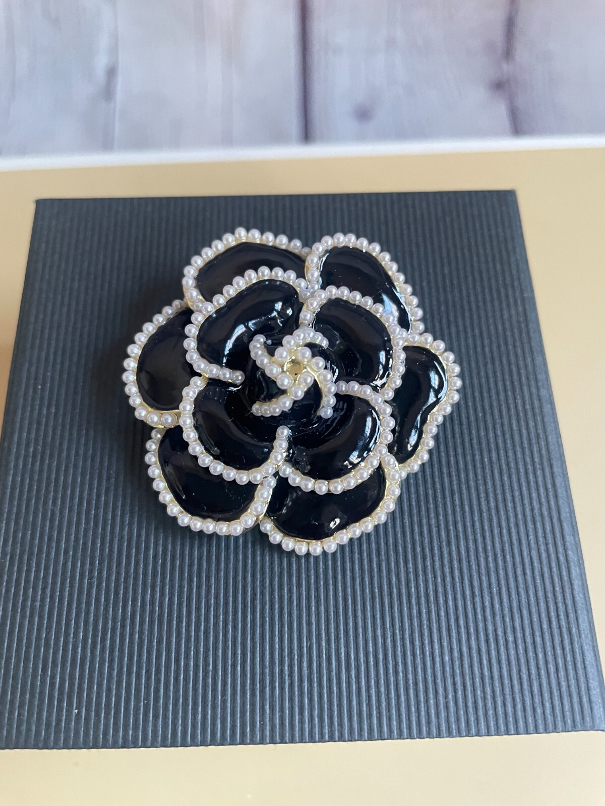 Womens Girls Camellia Flower Key Pearl Charm Brooch and Flower Pins Set of 3