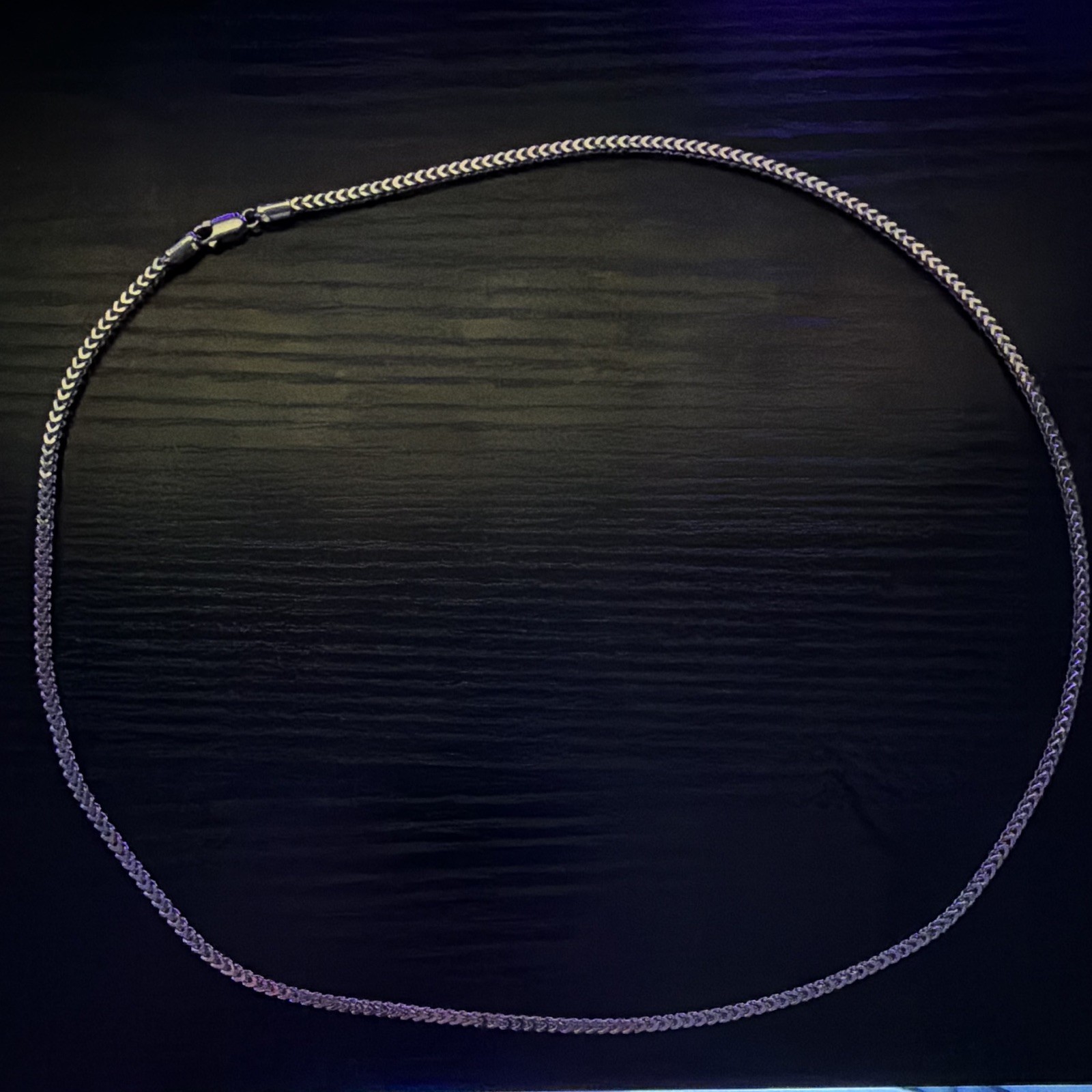 925 Sterling Silver Franco Link Chain Necklace 24 Inch