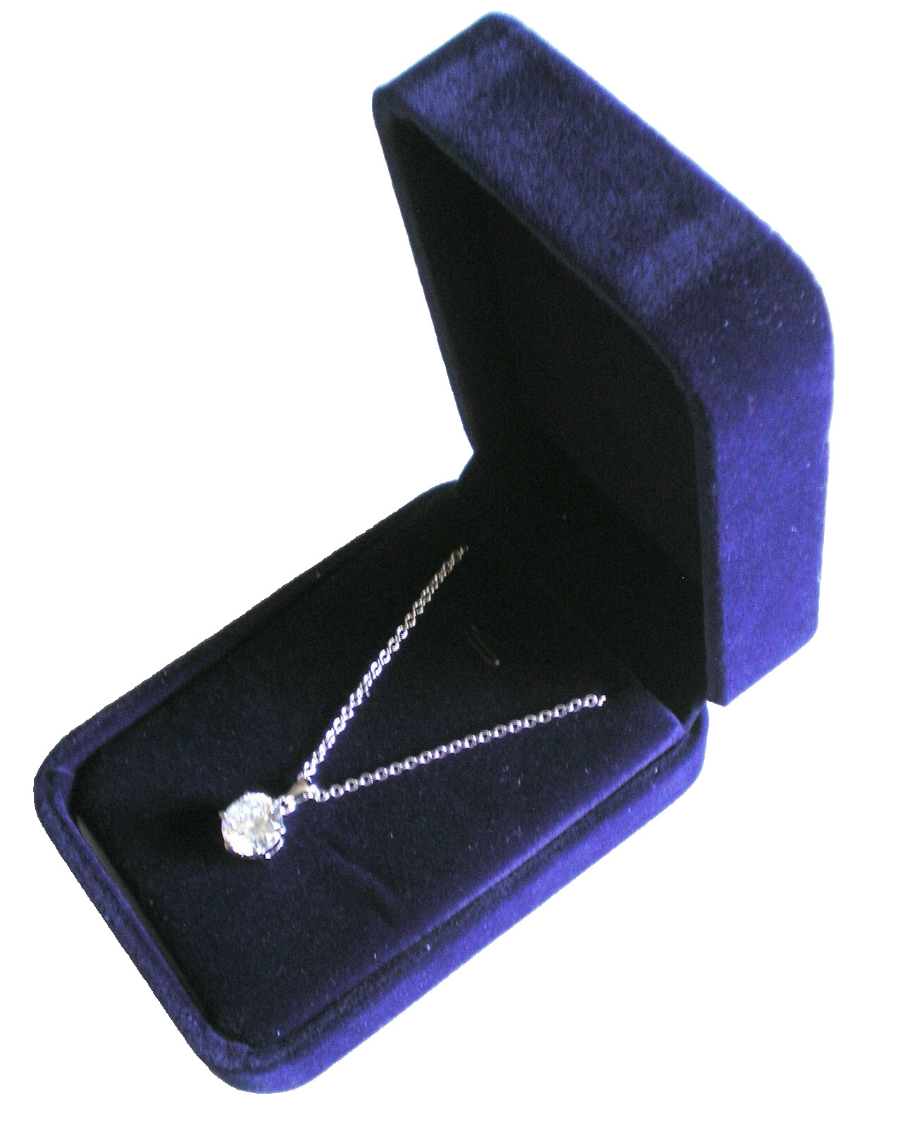 18KGP Simulated Solitaire Necklace Great Mother’s Day Gift!