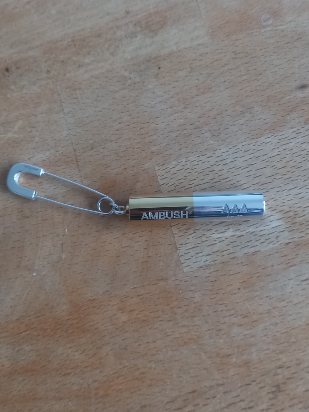 925 Silver AMBUSH Earring with Battery Charm in Silver and Gold £550, NEW