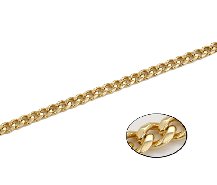 Women’s fashion 14K gold color bracelet size 19.5 cm (7.6 in)comes with gift box
