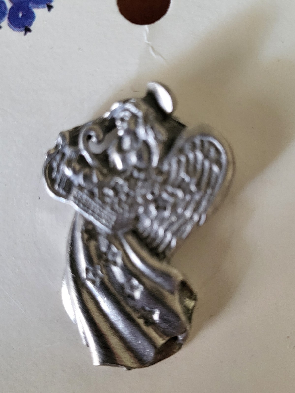 Angel Lapel Pin 1 1/2″ Fine Pewter