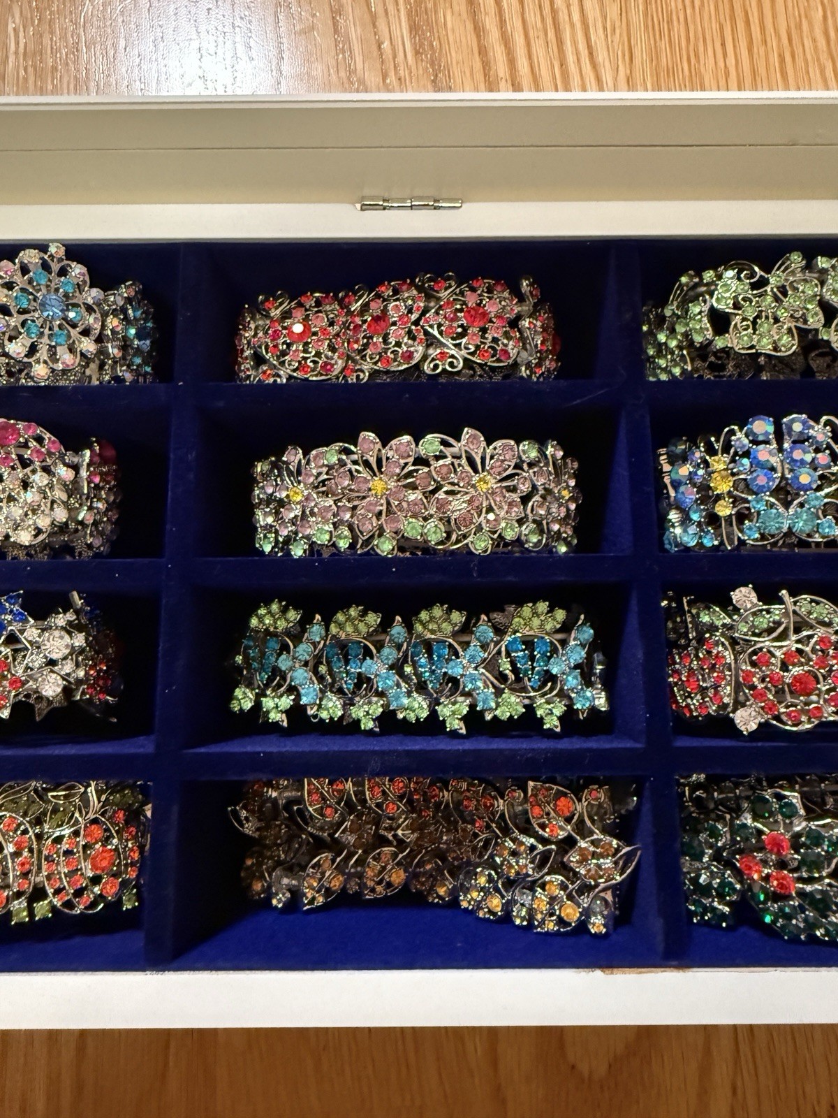Willabee and Ward Sparkling Seasons Crystal Bracelets with Display Case