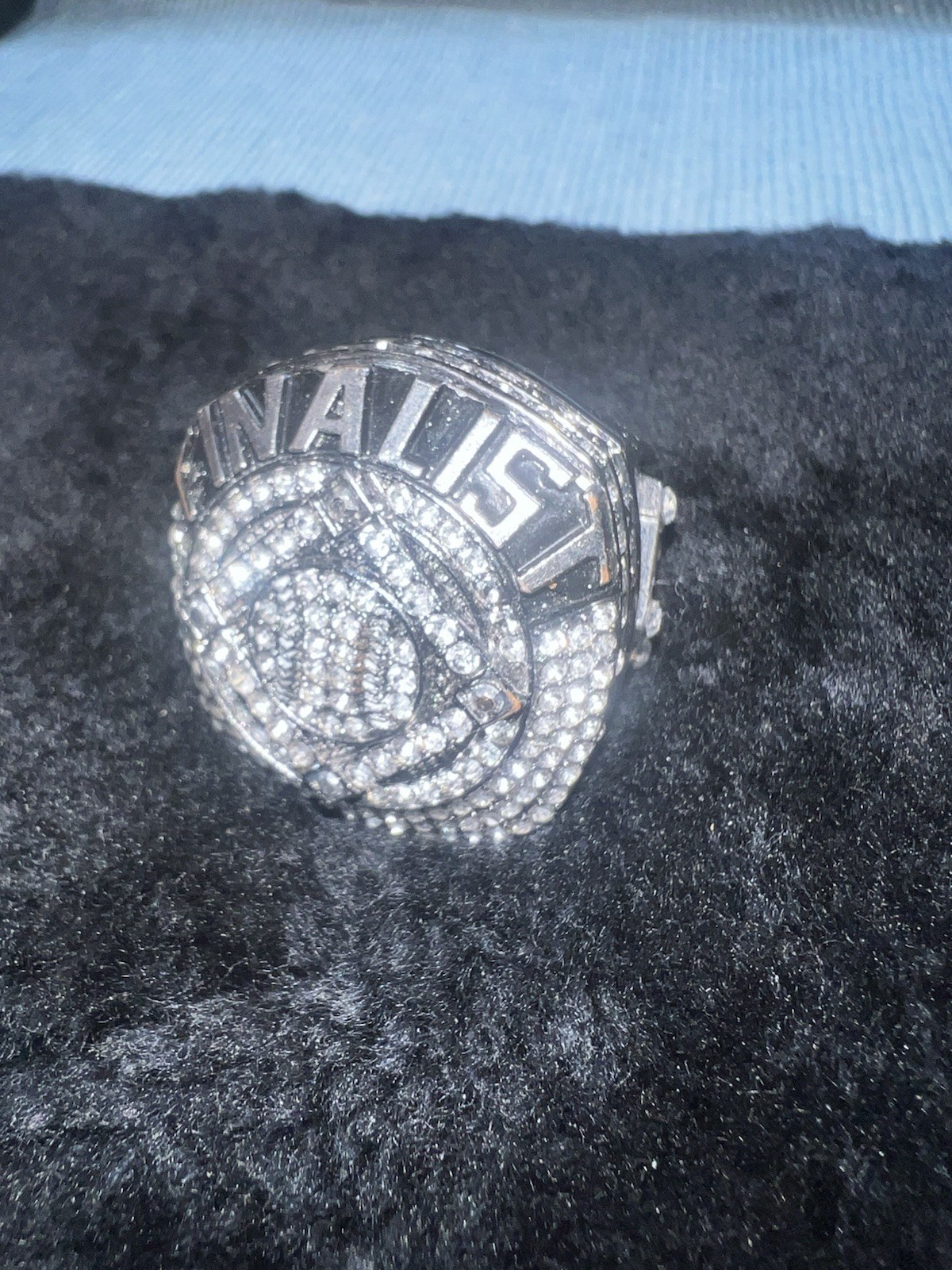 WOW Baseball Finalist Large Championship Style Ring Zinc Alloy Size 10(32)