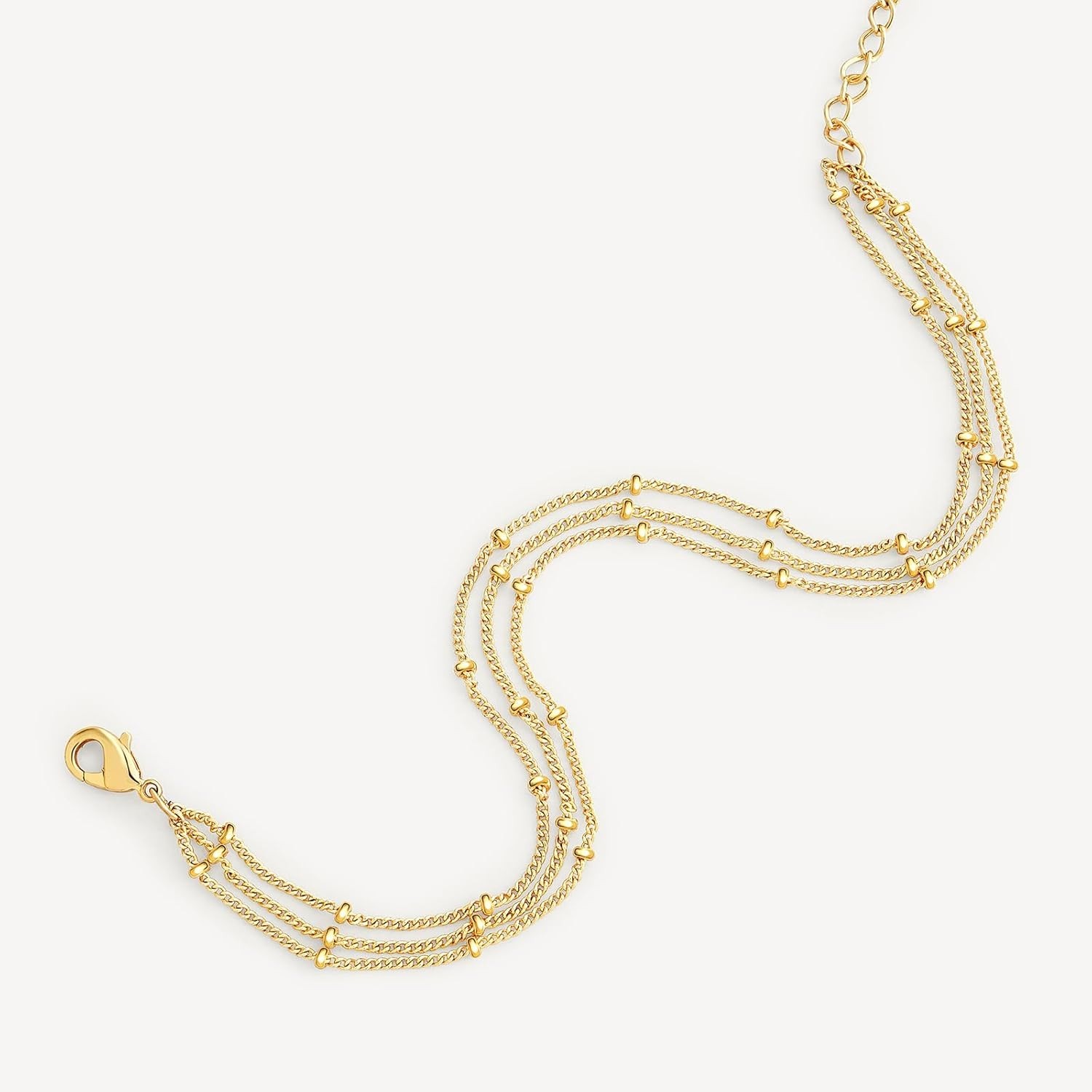 acelet for Women 14K Gold Plated Dainty Chain Simple Jewelry Cute Handmade Mi…