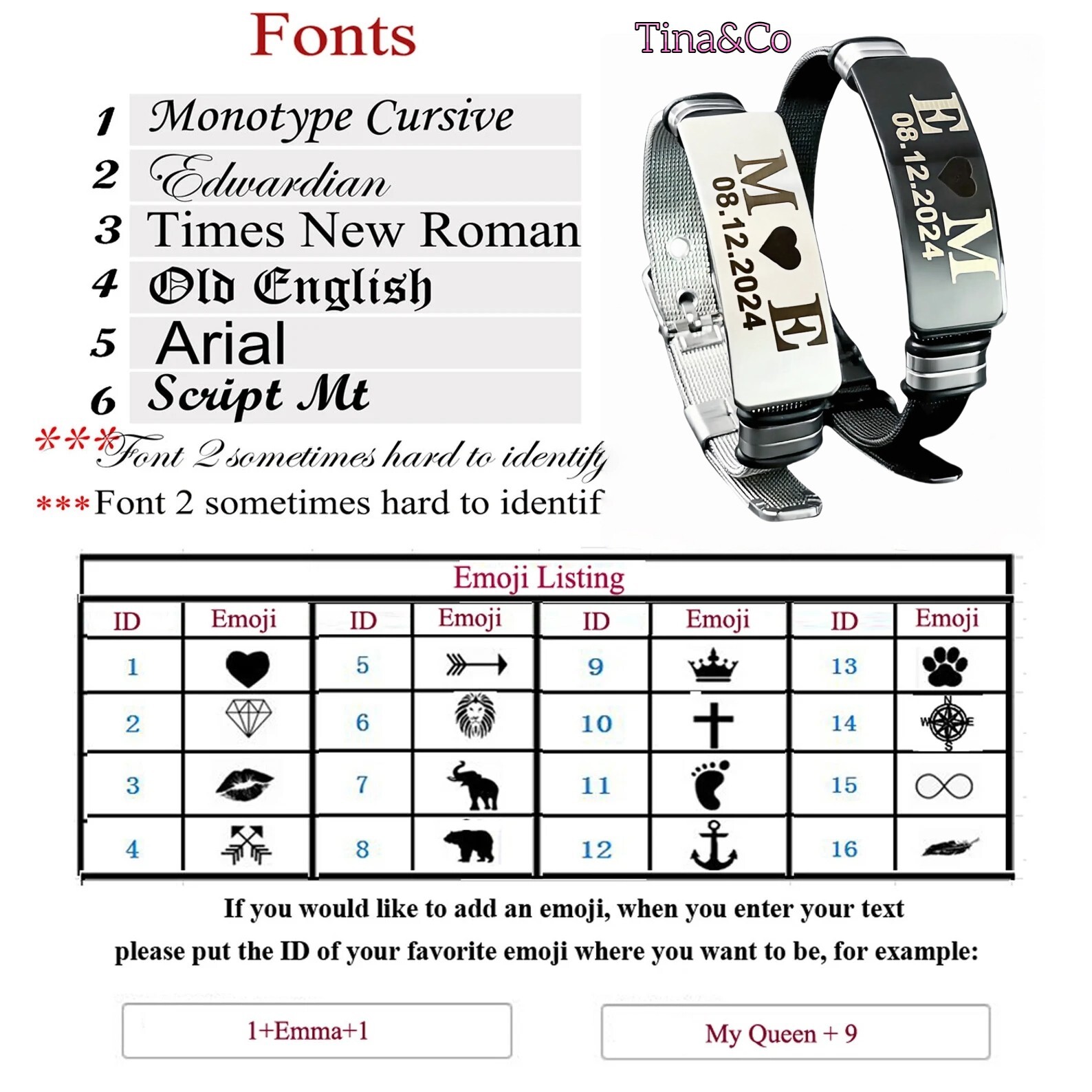 His and Hers Engraved Couple Bracelets – Custom Name Date Stainless Steel