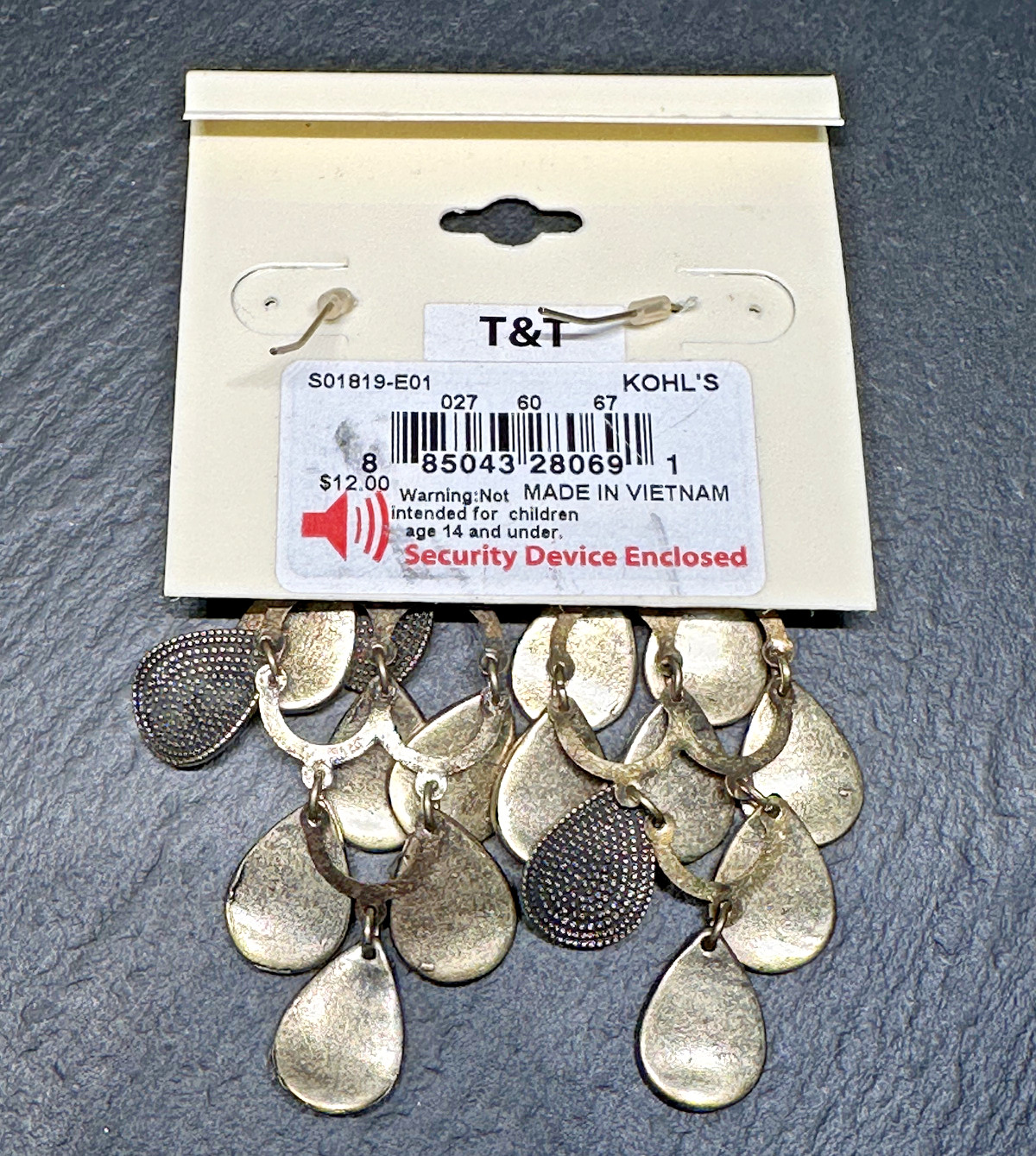 4 NEW ON CARD SONOMA LIFE + STYLES EARRING PAIRS E905
