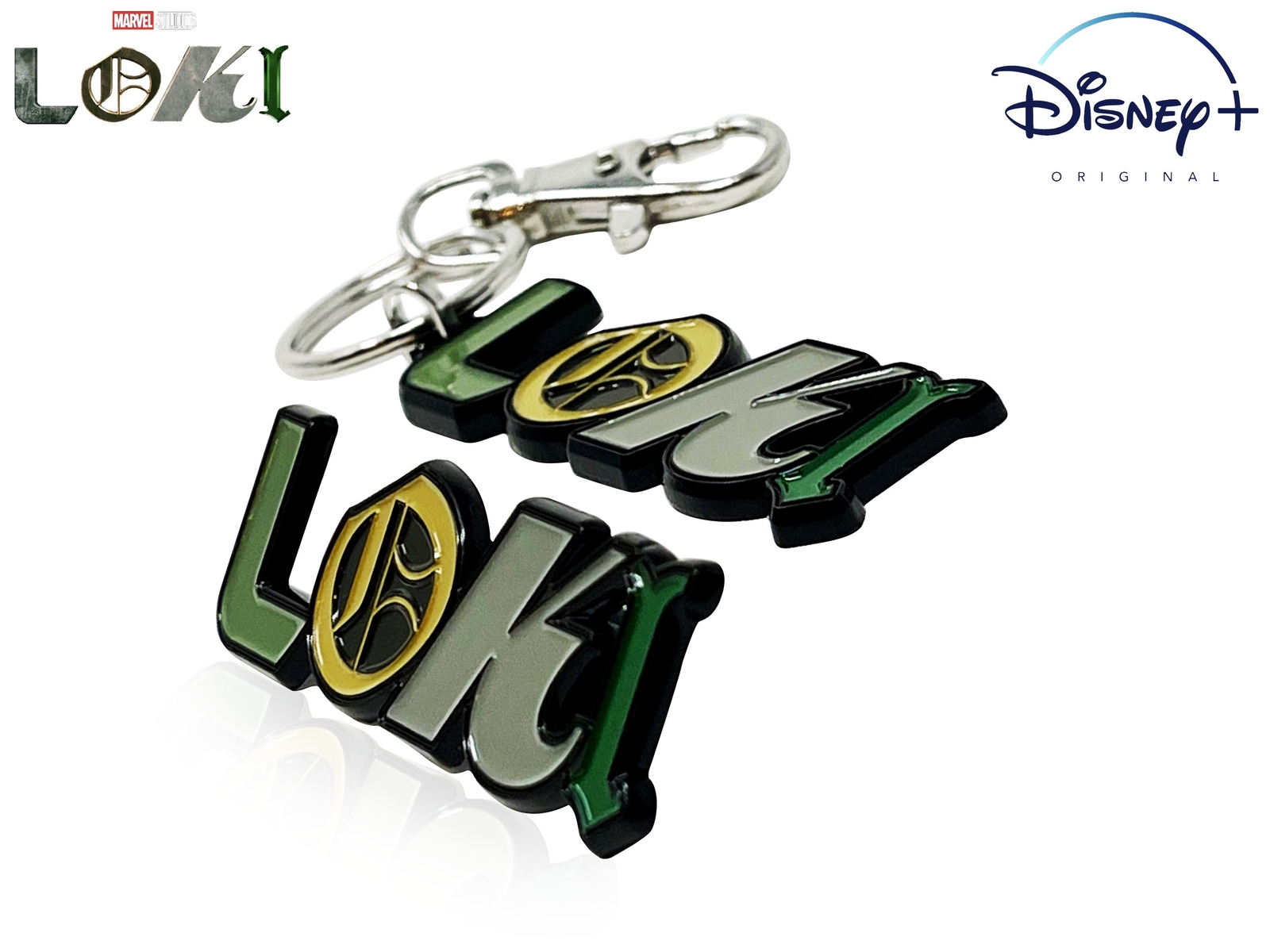 Official Marvel’s LOKI LOGO, Disney+ Exclusive LOKI LOGO – 2 cm x 5.75 cm
