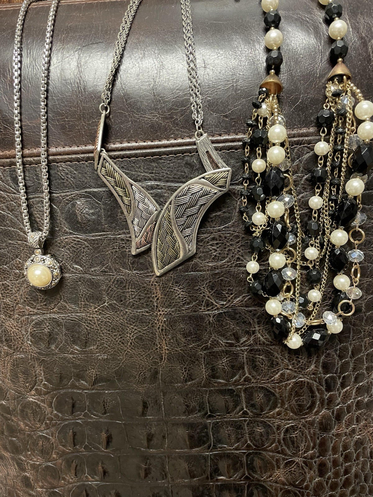 3 Fashion Necklaces -Lot #13