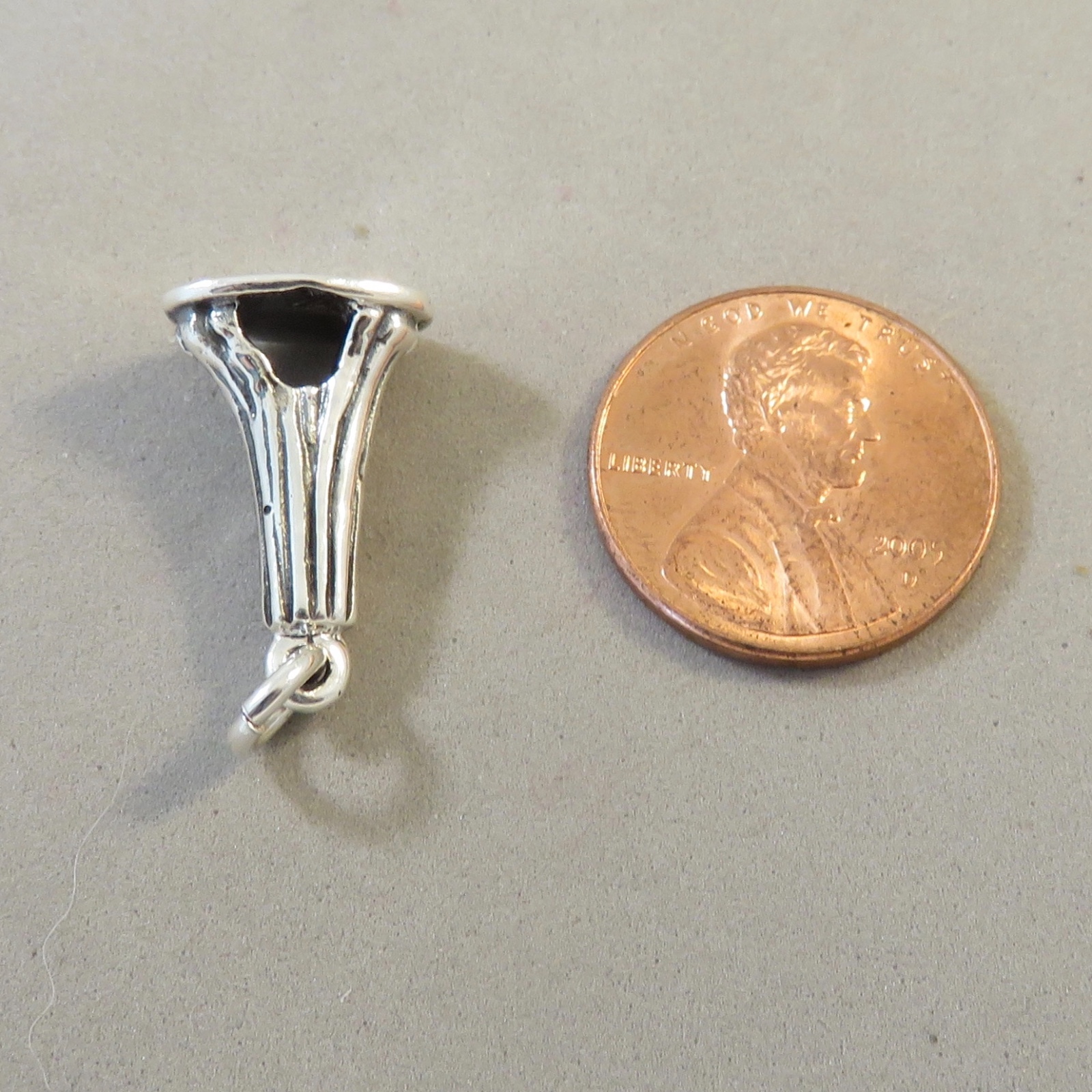 .925 Sterling Silver DRIVE THRU TREE CHARM Wawona Yosemite Redwood NEW 925 TW40