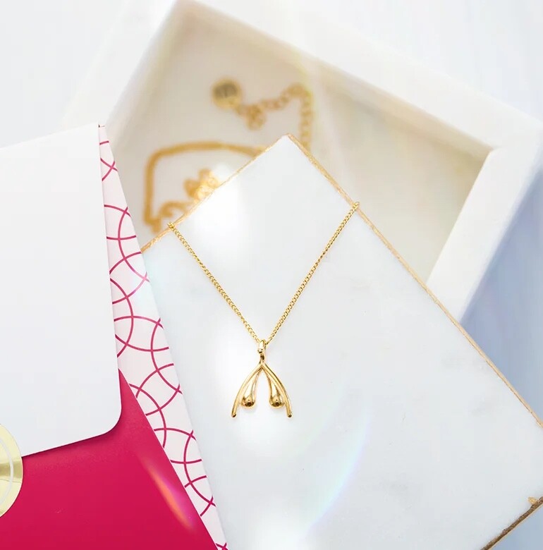 NEW Women’s Empowerment Gold Clitoris Necklace by Womanizer