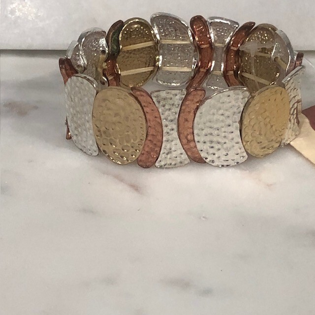 Shiny Stretchable Elastic Bracelet | Silver, Gold & Rose Gold | Fits All Wrist