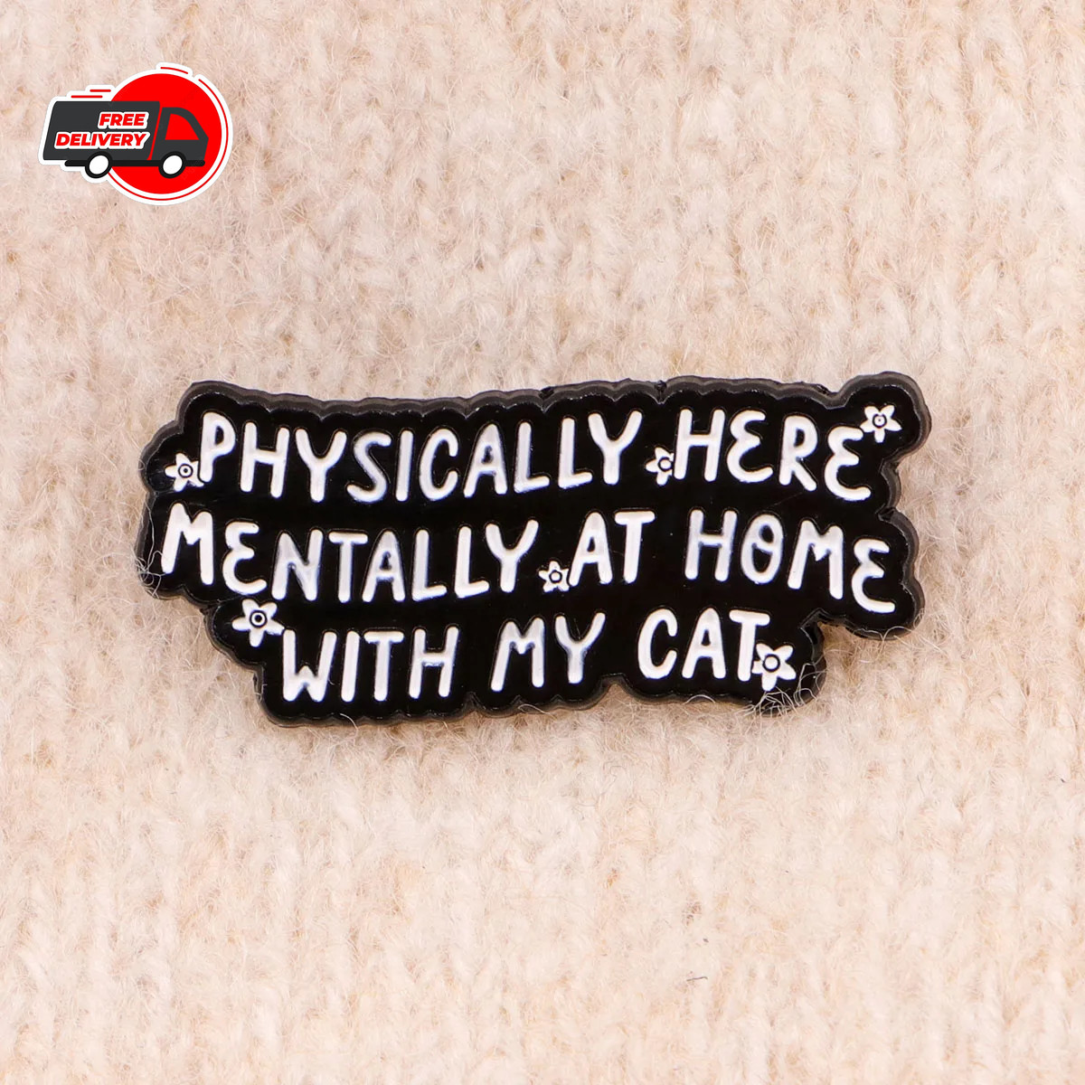 Funny Quote Enamel Pin Metal Brooch Badge Backpack Accessory Gift Jewelry