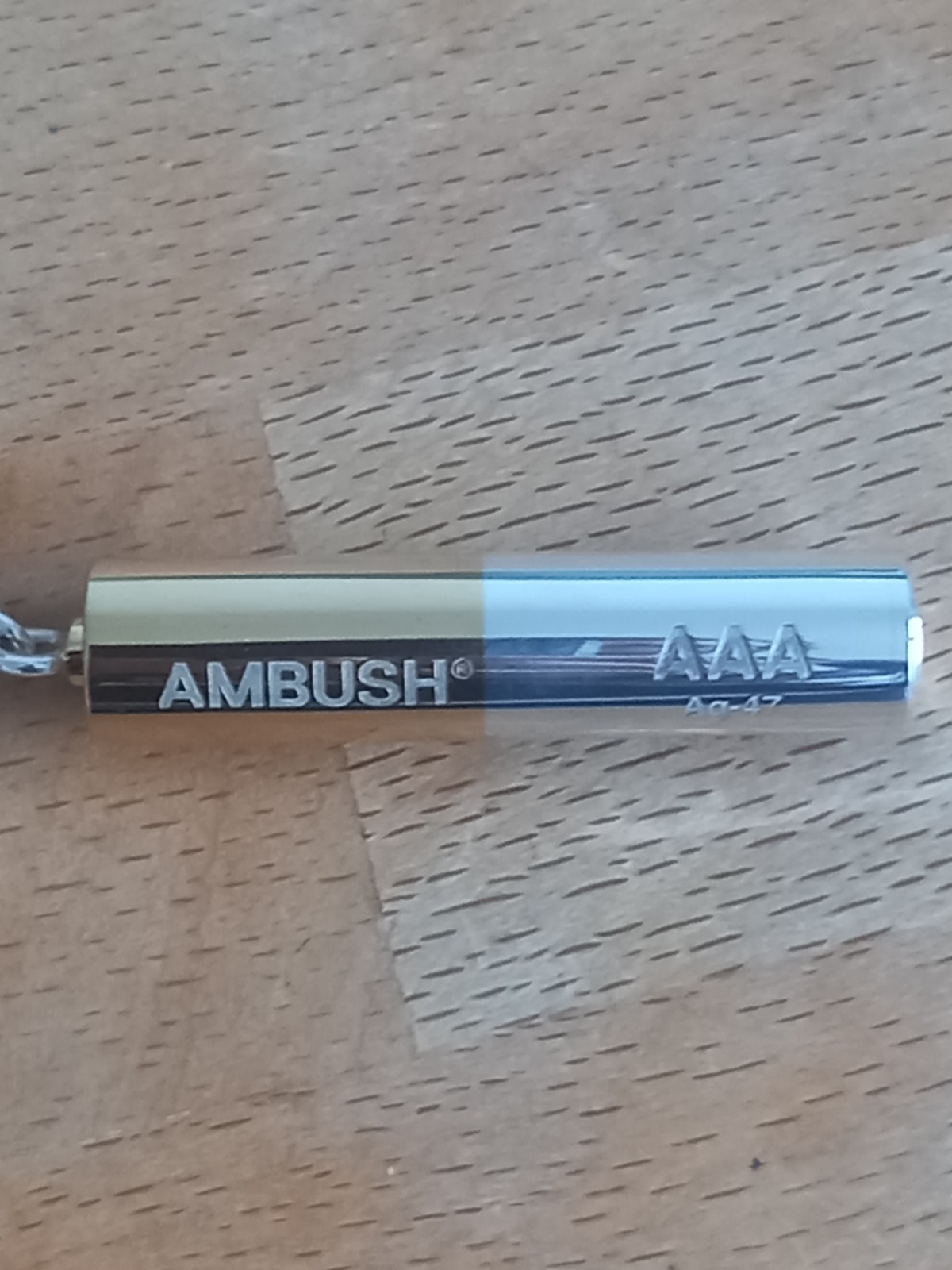 925 Silver AMBUSH Earring with Battery Charm in Silver and Gold £550, NEW