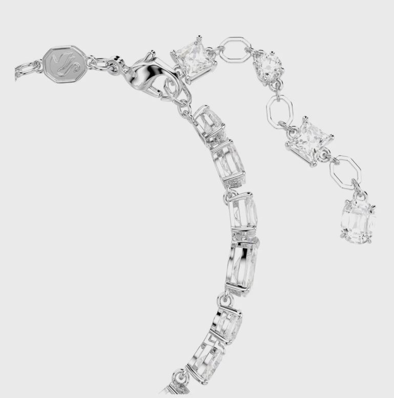 Swarovski Mesmera Bracelet, Mixed Cuts, White, Rhodium Plated 5731959