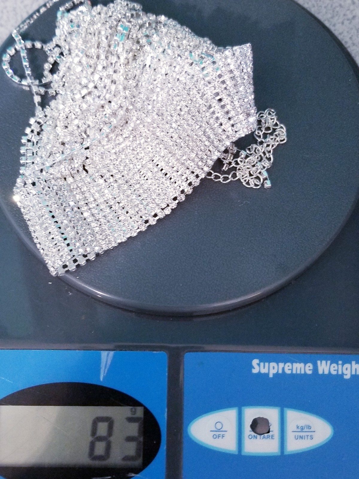 Clear Crystal Choker Rhinestone Crystal Necklace Bridal Prom Pageant Jewelry