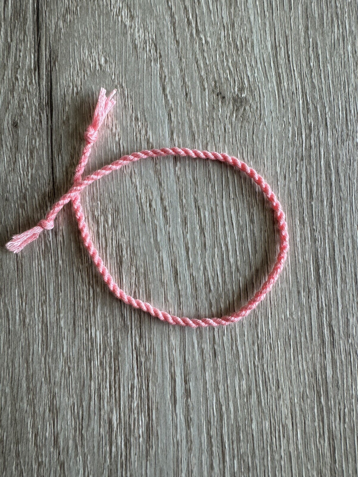 Friendship Bracelet Anklet Cotton Thread Woven Neon Bracelet Ankle Peach