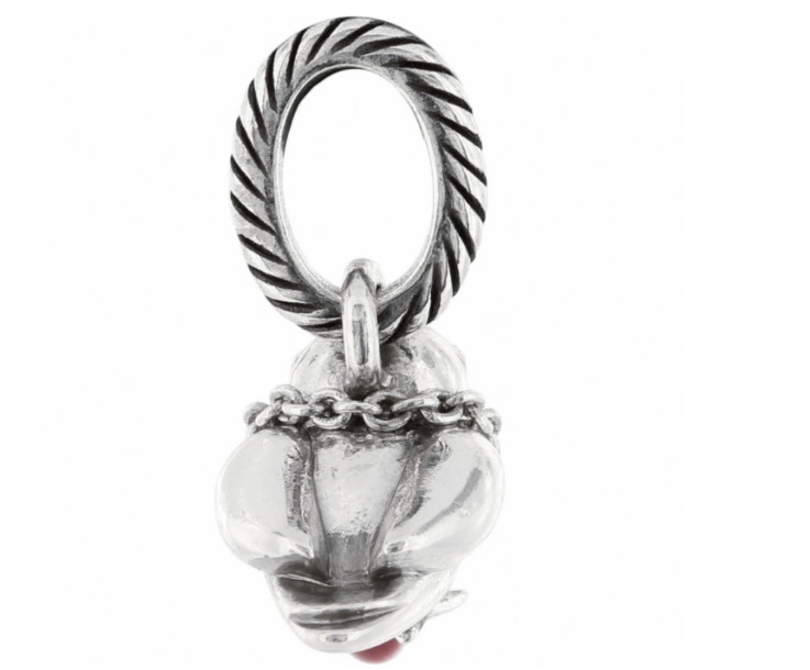 Brighton CHIRP AWAY Bird Enamel Red Heart Charm J97532 MSRP: $16 NEW