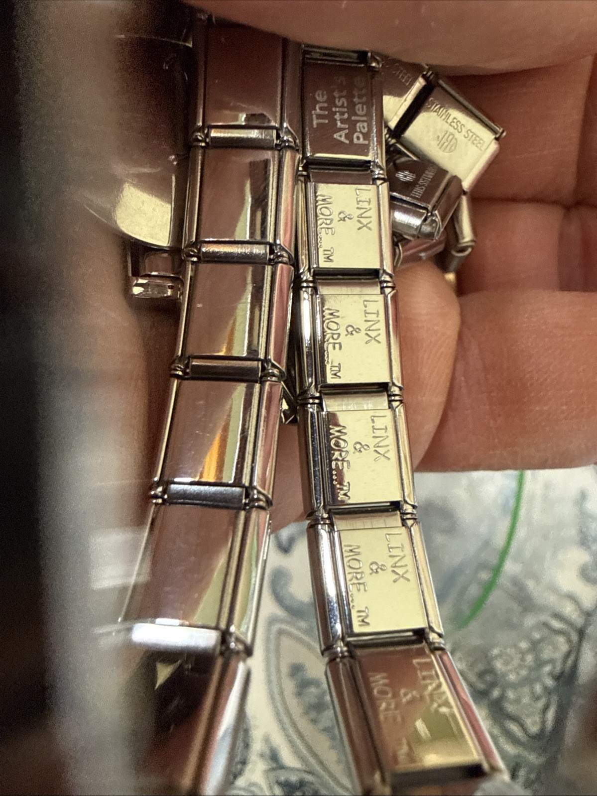 Italian Stainless Steel Casa D’Oro and Linx & More 3 Bracelets Extra Links Tool