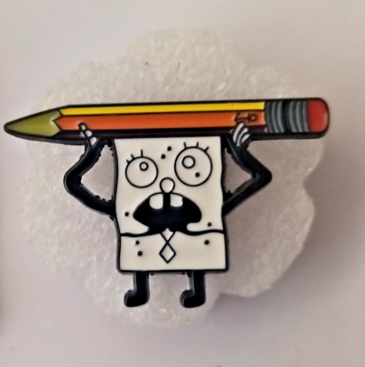 DOODLEBOB-SPONGEBOB-ENAMEL PIN-SHIP ALL THE PINS U BUY FOR $4.99-VISIT OUR STORE