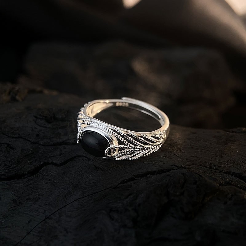 Men’s and Women’s Fashion Hollow Open Ring Adjustable Ring Copper Jewelry Gift