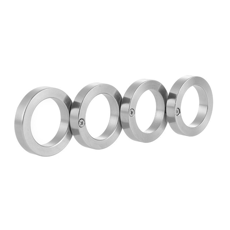 4x Rotatable Folding Ring Clasp Ring Stainless Steel Outdoor For Hiking Men USA