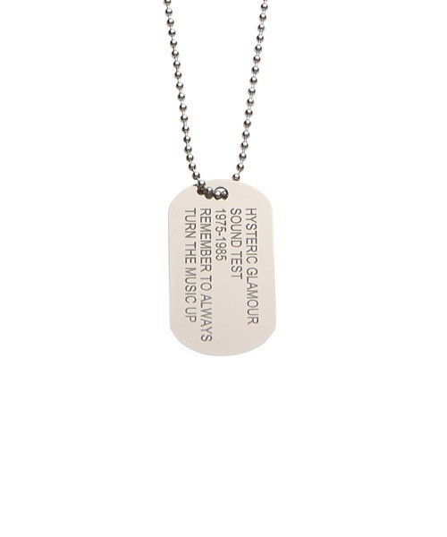 New HYSTERIC GLAMOUR GUITAR GIRL Ball Chain Necklace Pendant