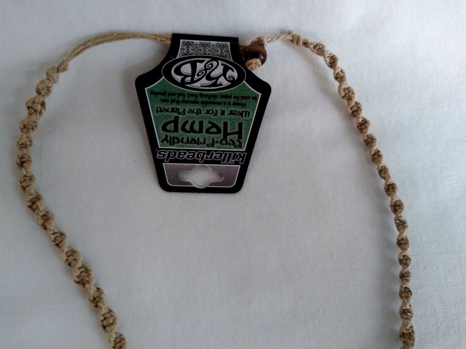 Necklace Polynesia Fish Hook Resin Pendan 22″ Hemp Gift US Seller New