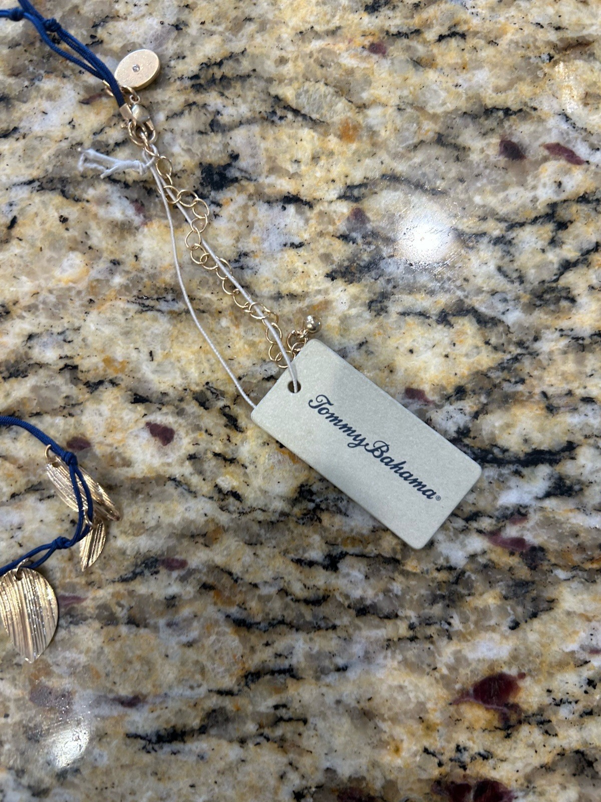 Tommy Bahama sq golden petal long necklace