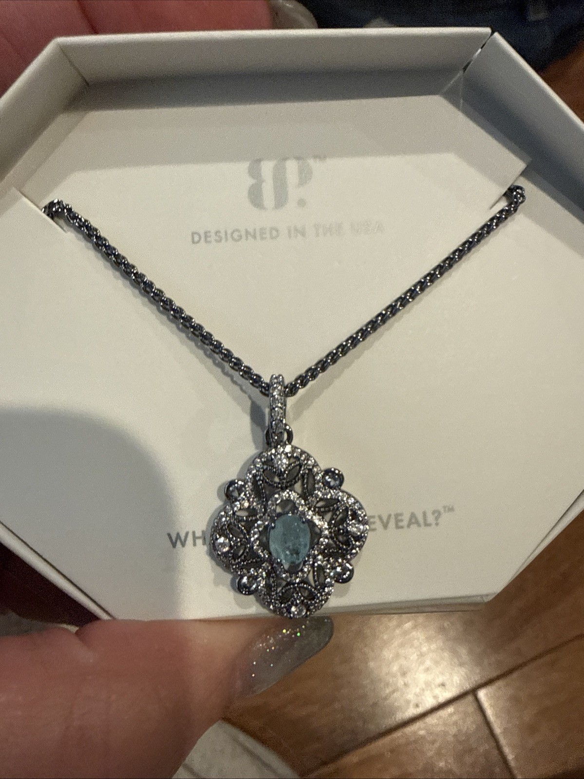 Bomb Party The Rose Empress Necklace, Hematite Plating