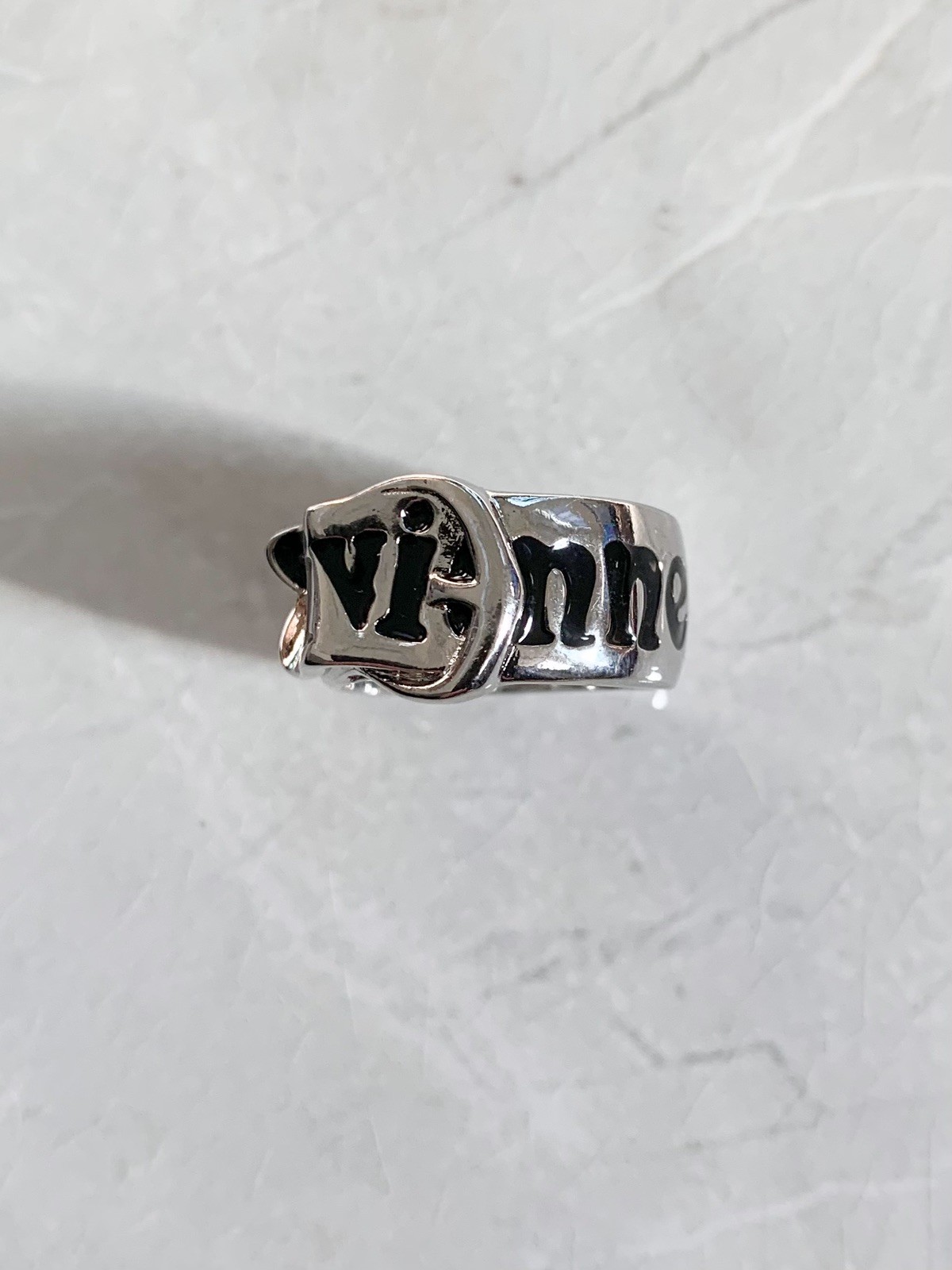 Vivienne Westwood Ring Silver Belt US Size 8