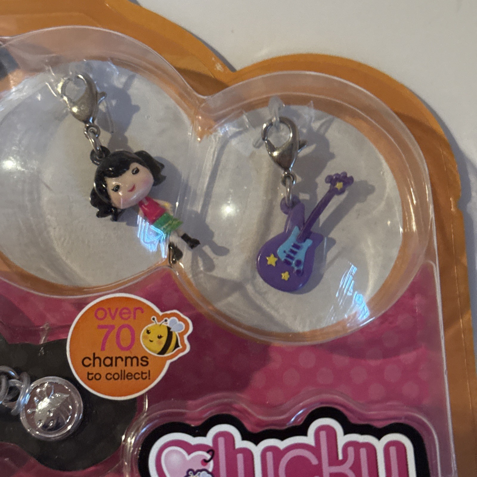 NEW Lucky BeeBee Bee-Fun Collection 1 Girl & Guitar Charms & Charming Bracelet