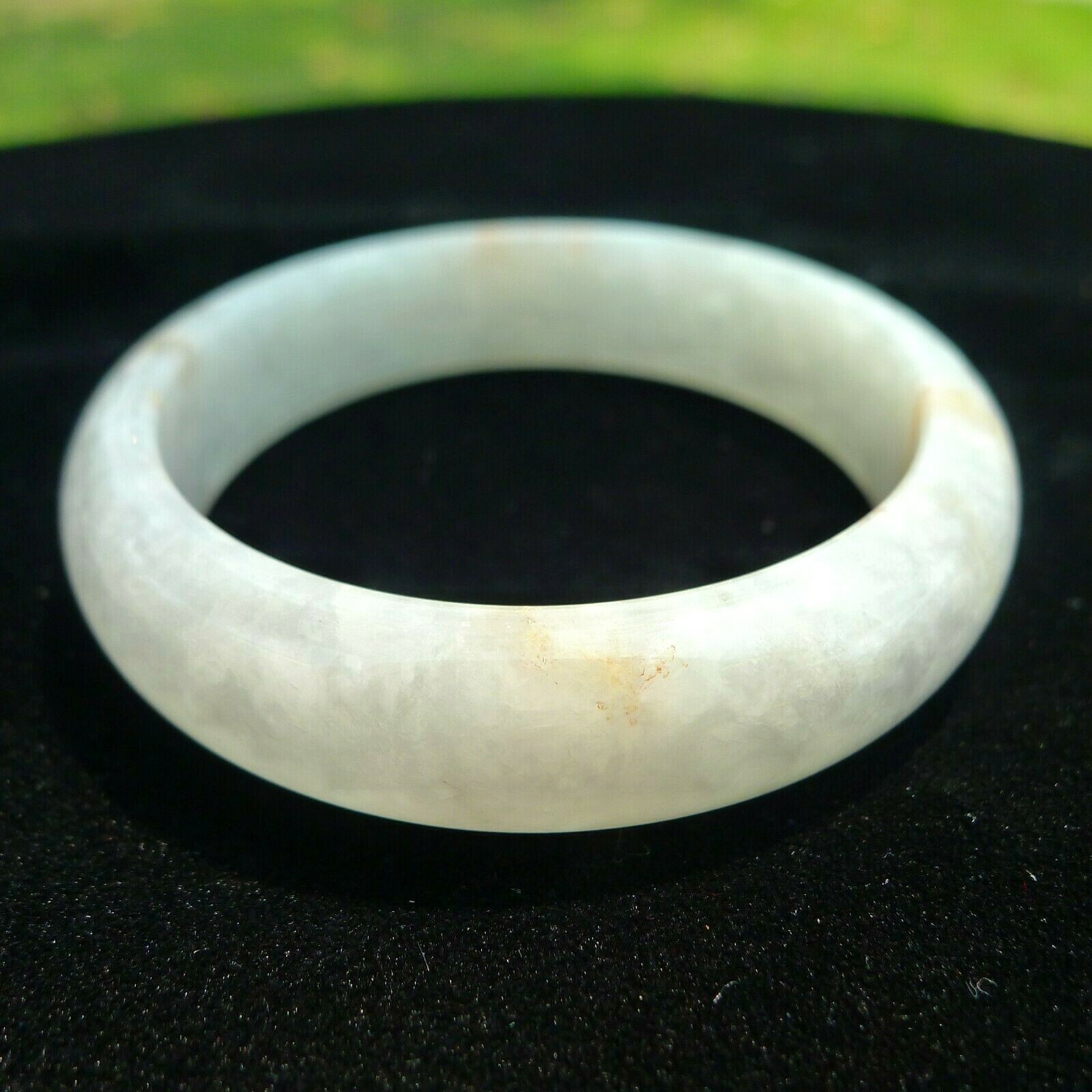 【JadeiteBird】53mm Certified 100% Natural Grade A Jadeite Jade Bangle Bracelet
