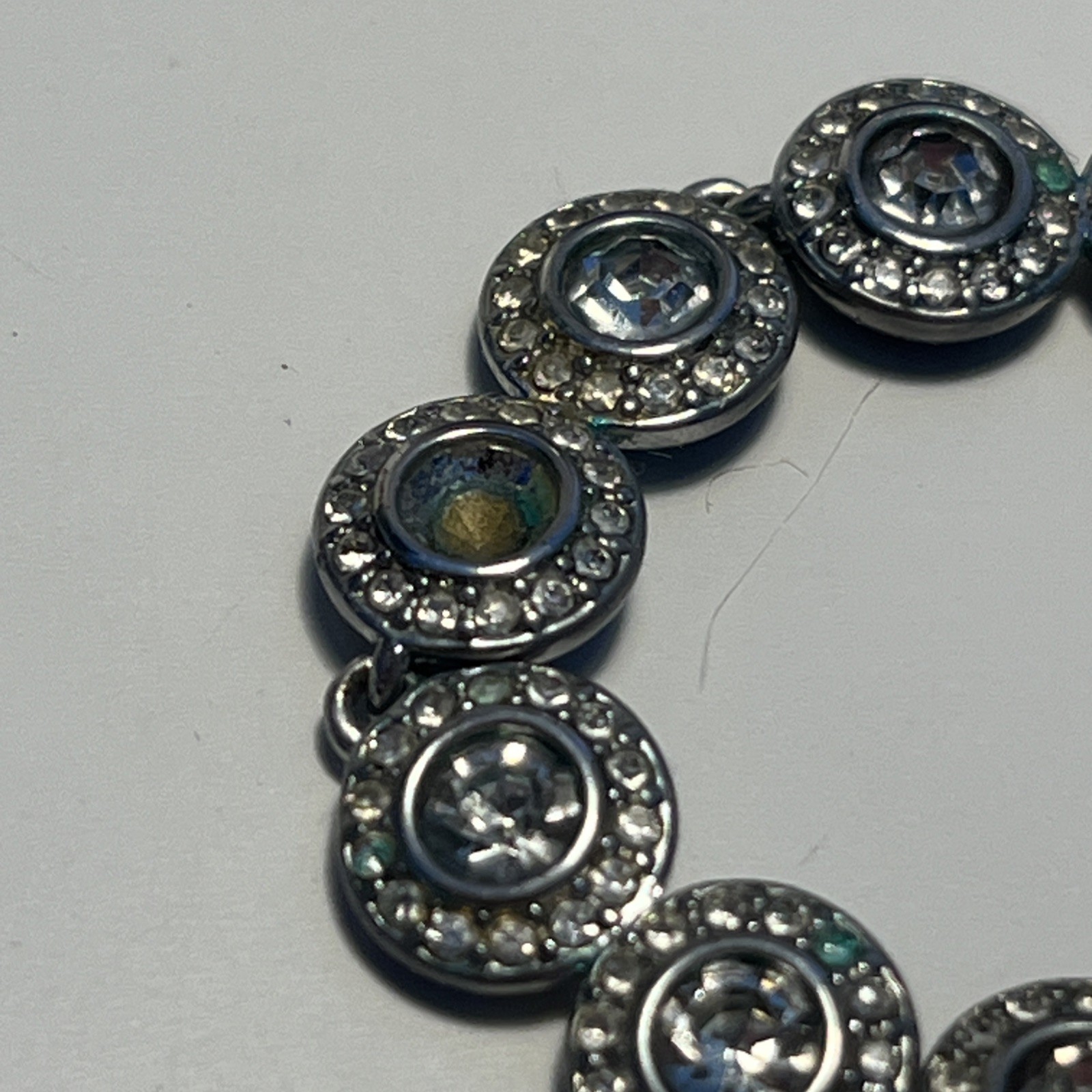 Swarovski Angelic Necklace – Rhodium Plated – READ DESCRIPTION (Damaged/Parts)
