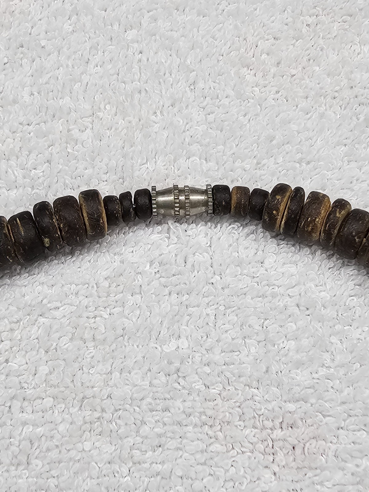 Silpada N0833 Brown Bamboo Stackable 18″ necklace Screw clasp