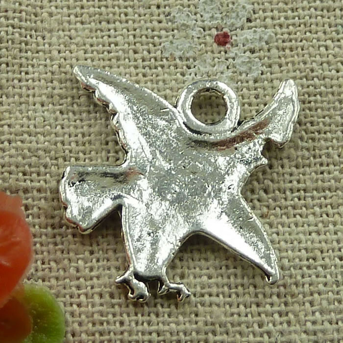 Free Ship 80 pcs tibetan silver eagle charms 22X21mm L-2602
