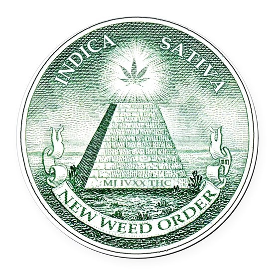 LUMINATI MARIJUANA WEED POT Pendant on plated 925 Sterling Silver 20″ 22″ CHAIN