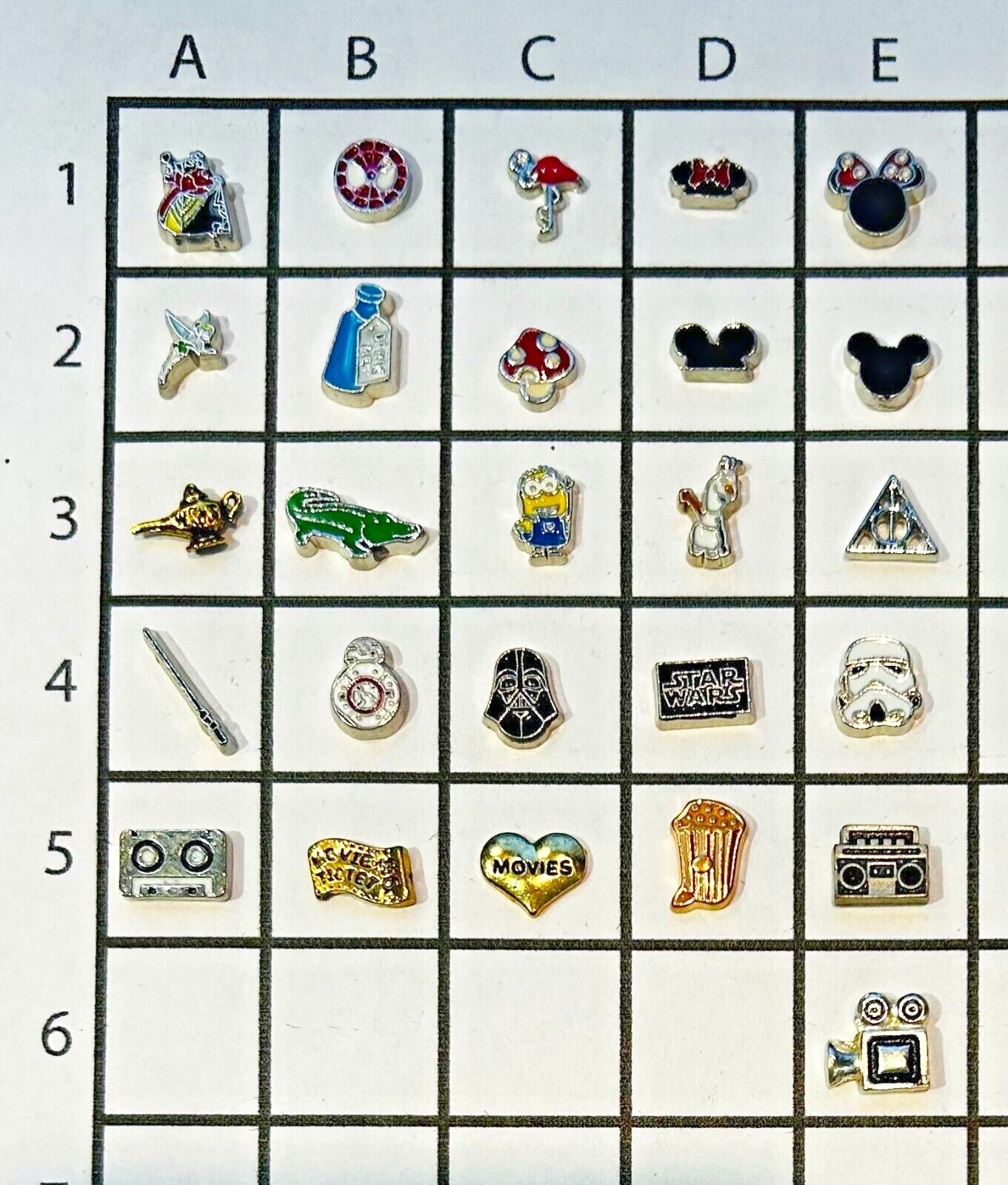 Floating Charms to fit Origami Owl #9 Buy 4 Get 1 Free (See Description!!!)
