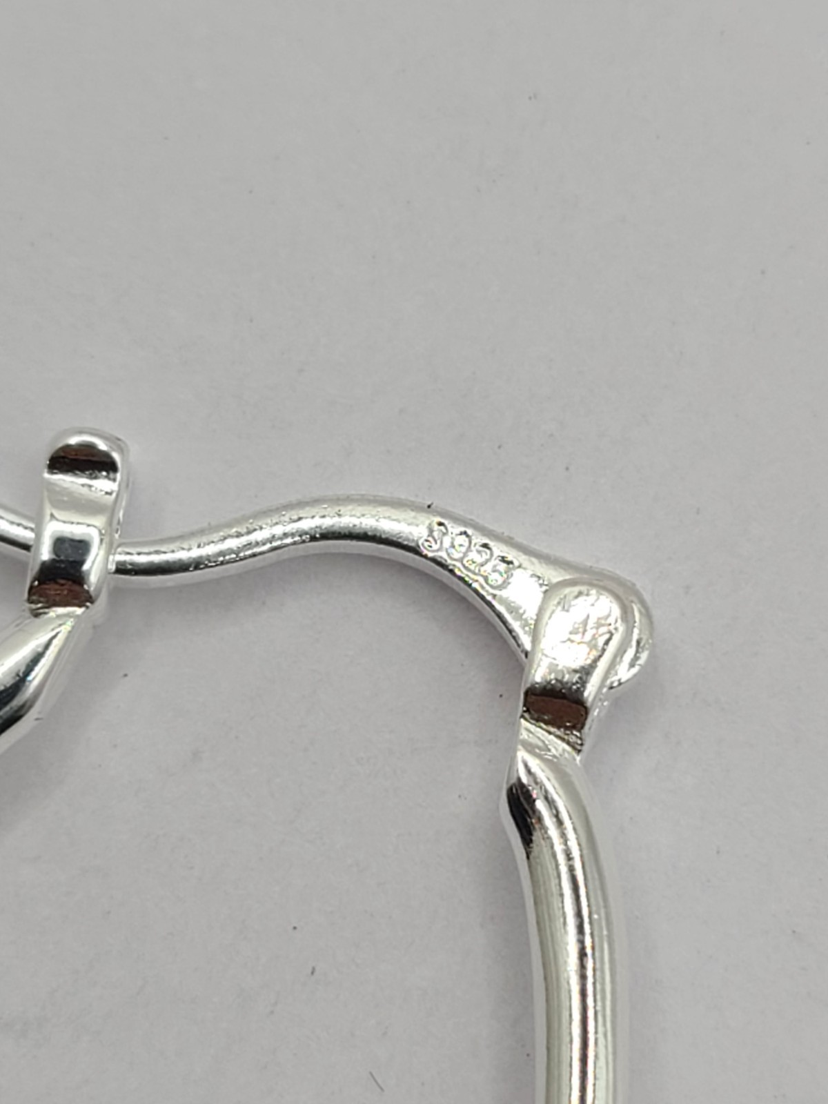 3-bead Ring Earrings 18mm Pendant Bead Ring Earrings Suitable 5.06gr T.W