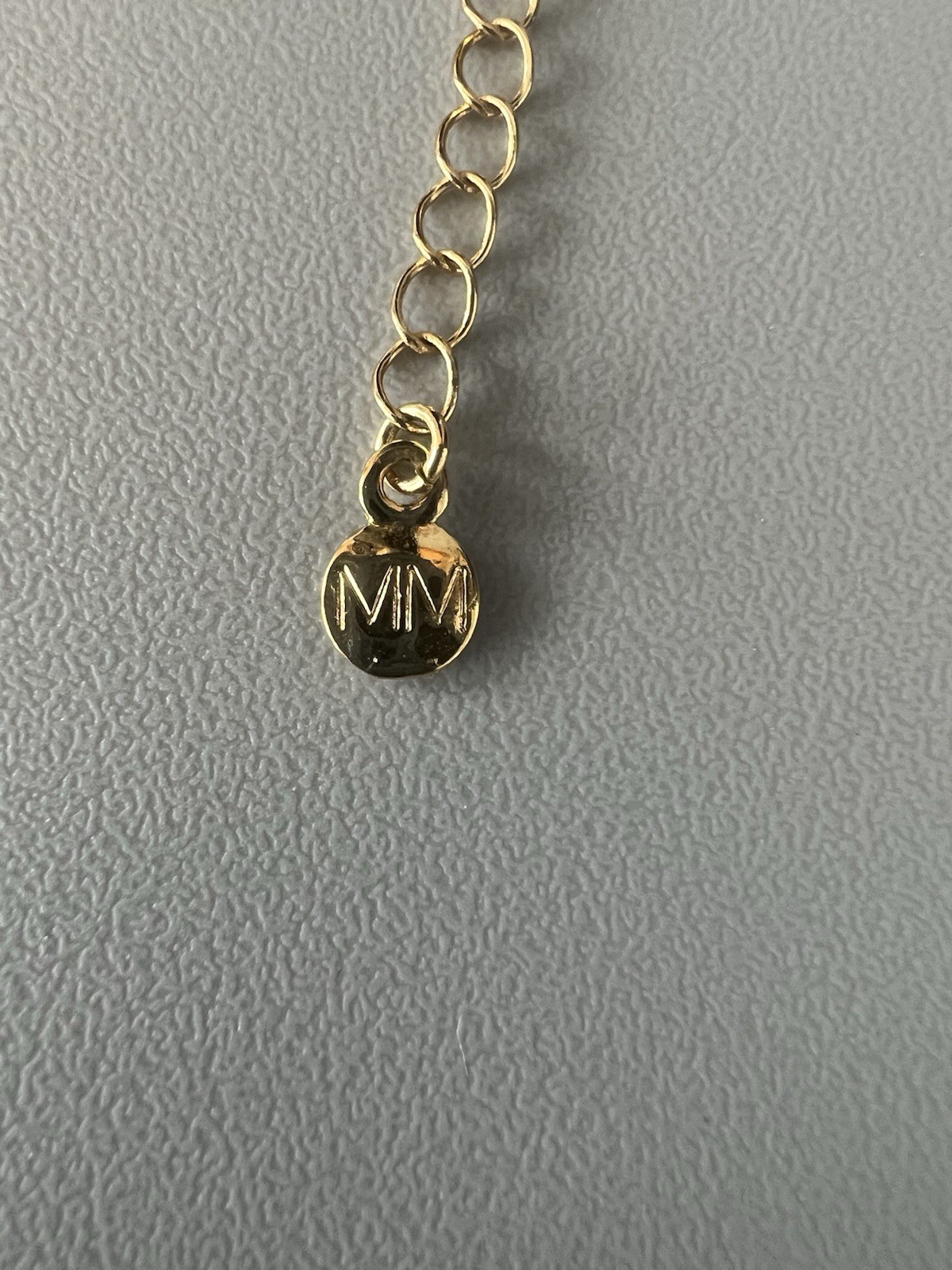 NWT Maramar Bracelet Gold Tone Herringbone 10in Adjustable Chain 24K Gold Plated