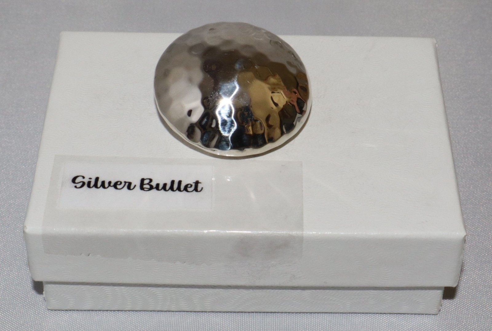 Silpada Sterling Silver Hammered Puffy Sphere Pendant S1643