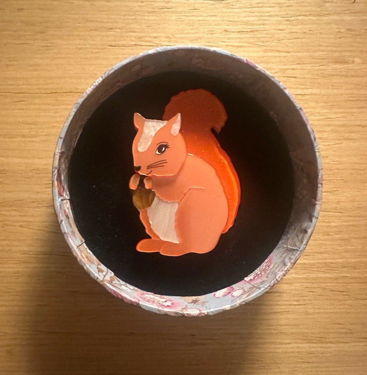 Erstwilder x Fleur Harris Cheeky Squirrel Brooch BNIB BNWT