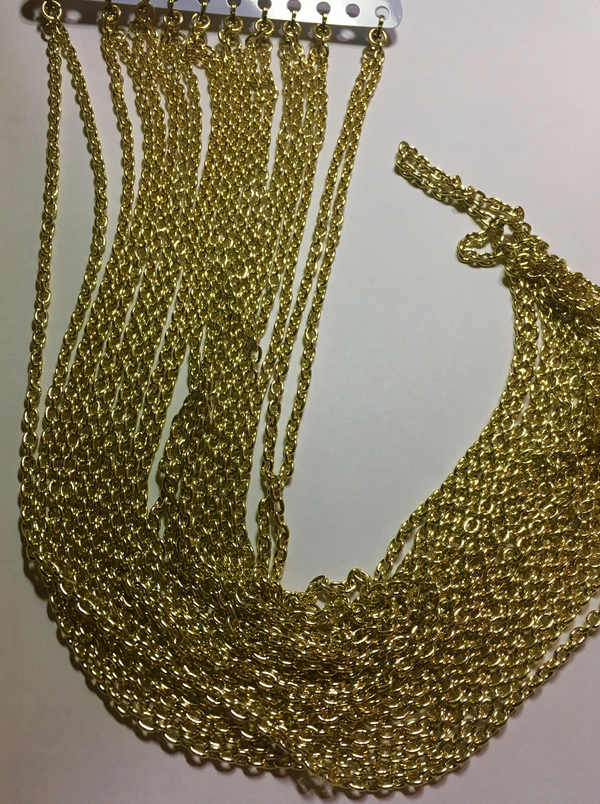CABLE CHAIN Necklace SILVER Plated 5mm sizes u pick 18 24 30 inches